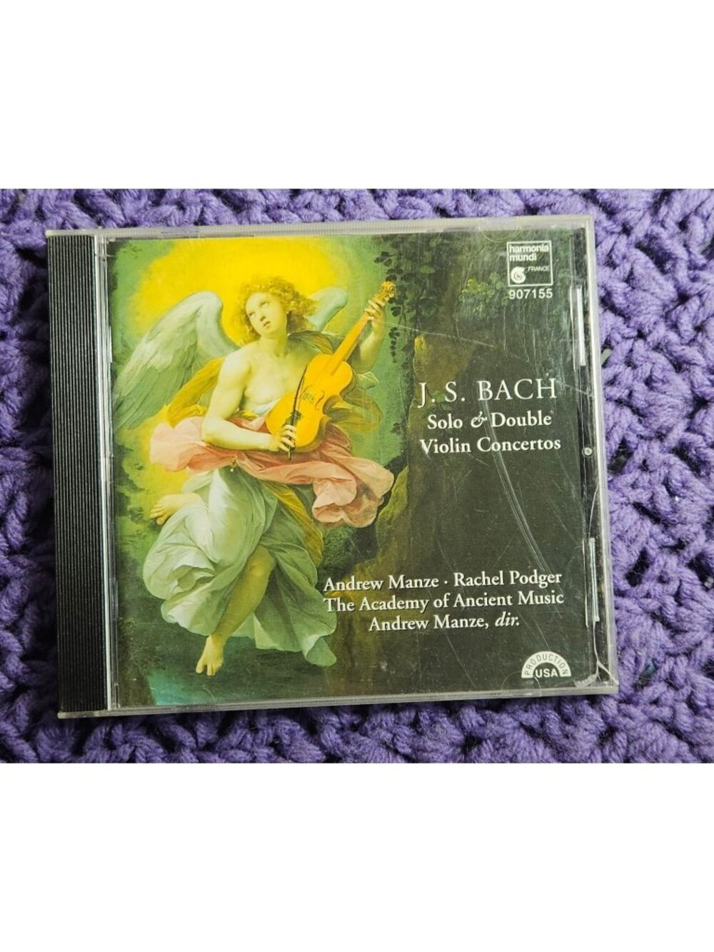 Andrew Manze Rachel Podger J S Bach Solo & Double Violin Concertos CD